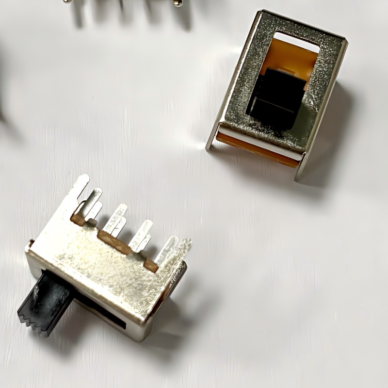 плъзгач SS23F06 3-позиция, 10-щифт дизайн за LED светлини -- Dongguan Factory Direct