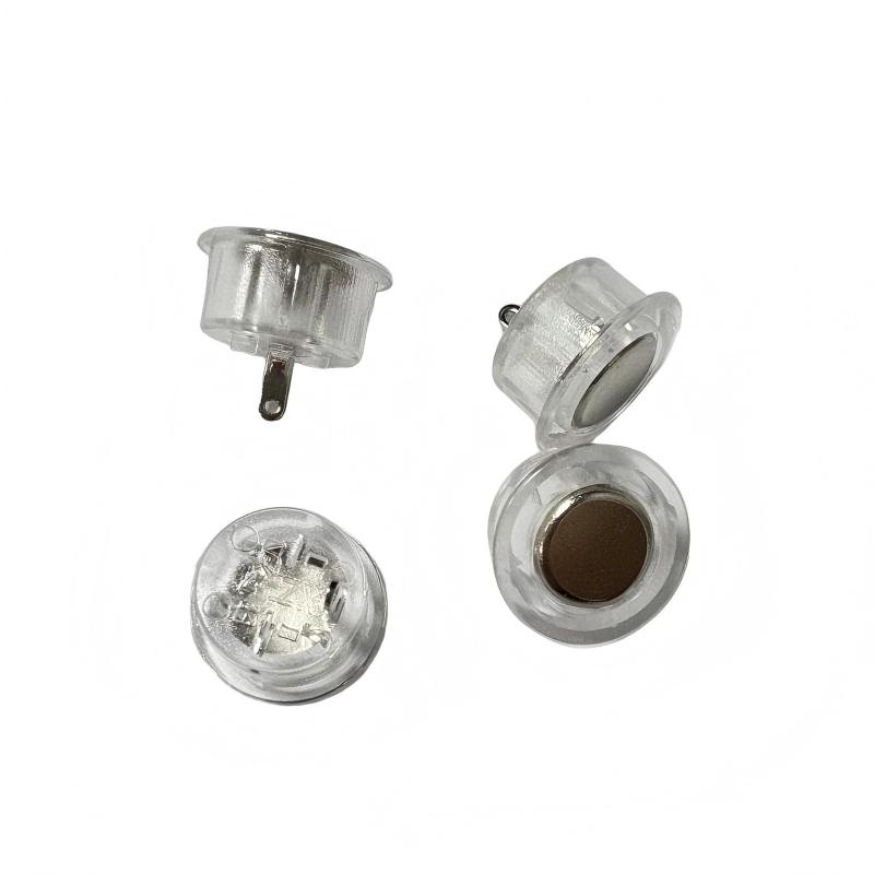 Тактов превключвател (няма светлина) 12 мм вграден за гардероби и шкафове; 5V сензорен-контролирана димируема LED светлина със сензо...